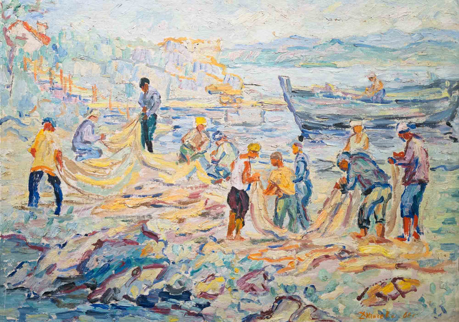 Кърпене на мрежи, Дора Кънчева