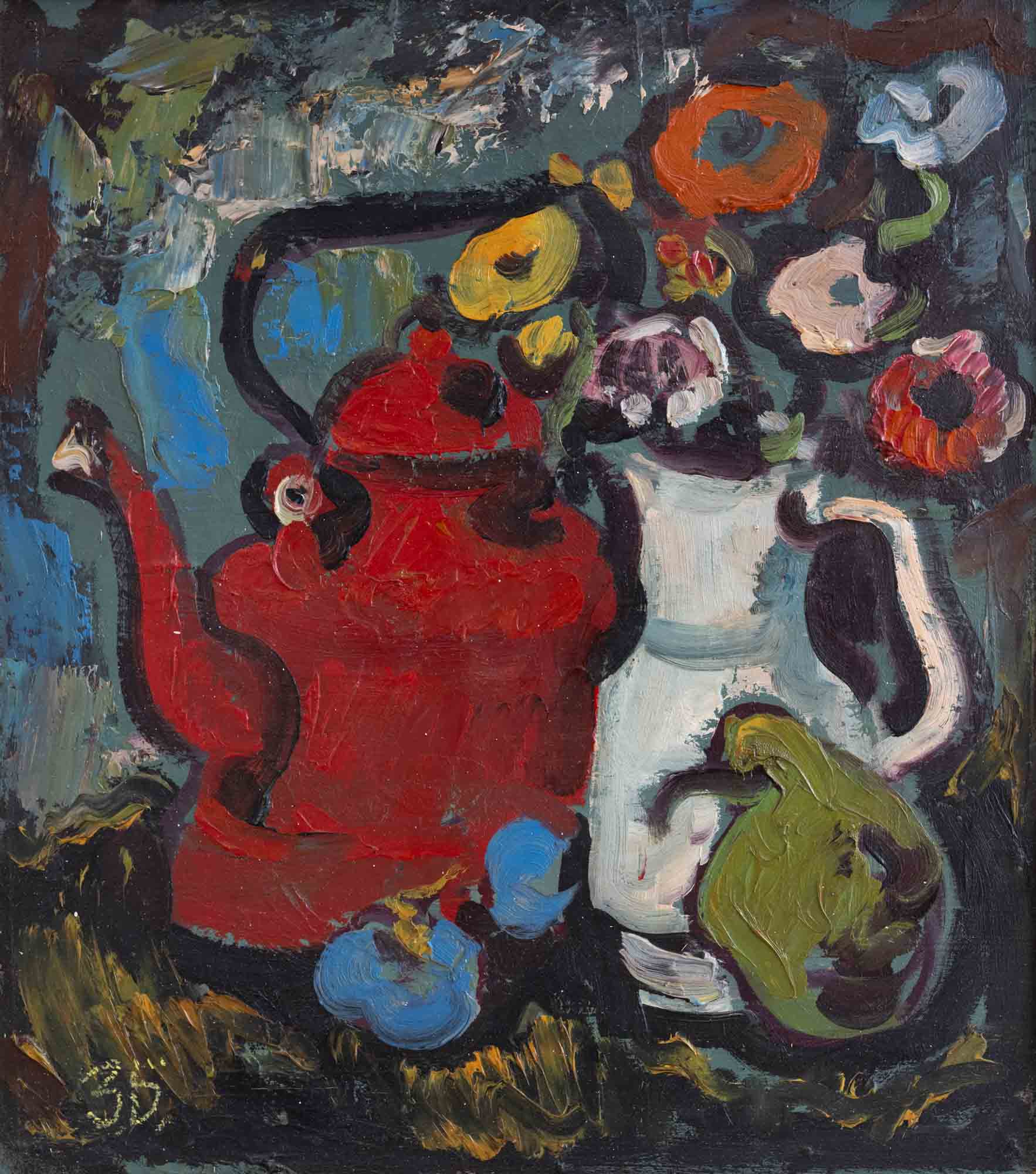 Натюрморт с чайник, Здравко Батембергски