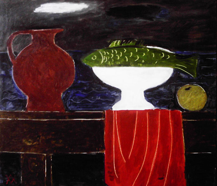 Натюрморт с риба, Василка Монева