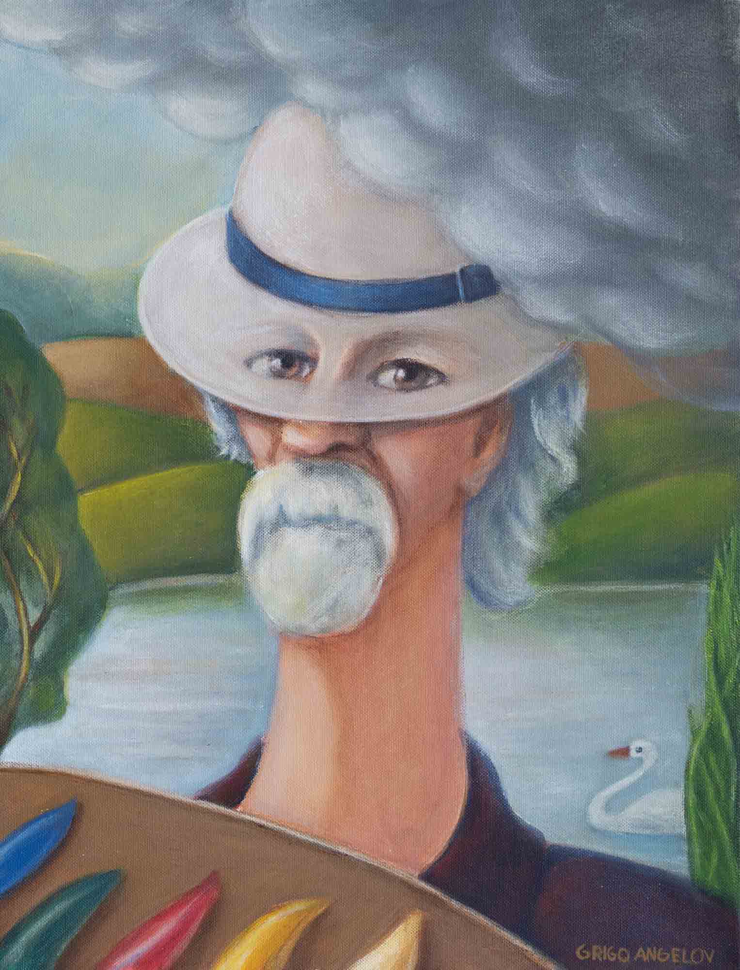 Автопортрет, Григор Ангелов