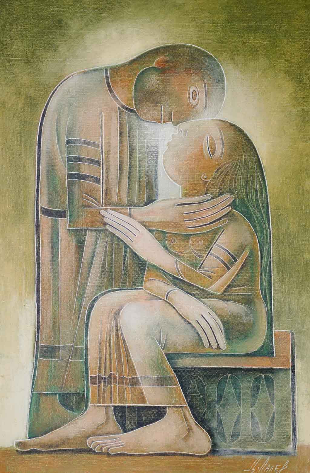 Целувката, Димитър Лалев