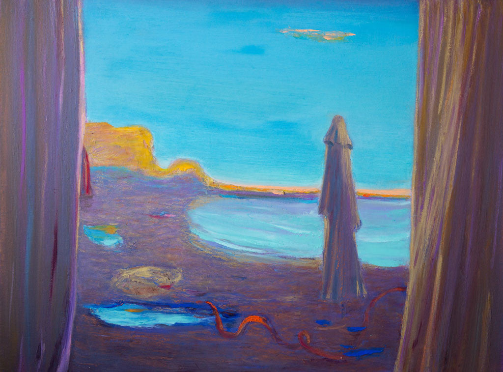 Плажът – залез, Долорес Дилова