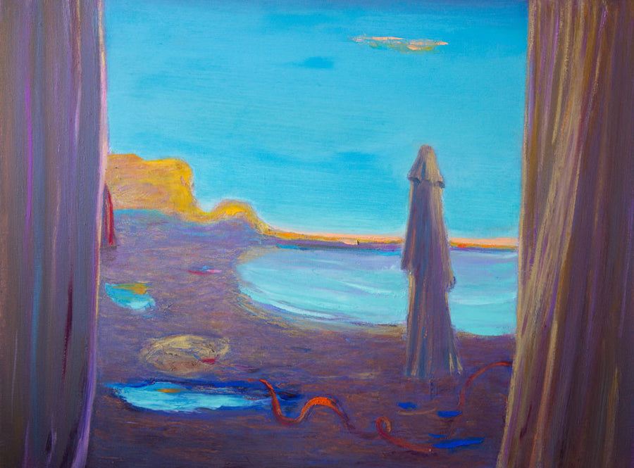 Плажът – залез, Долорес Дилова