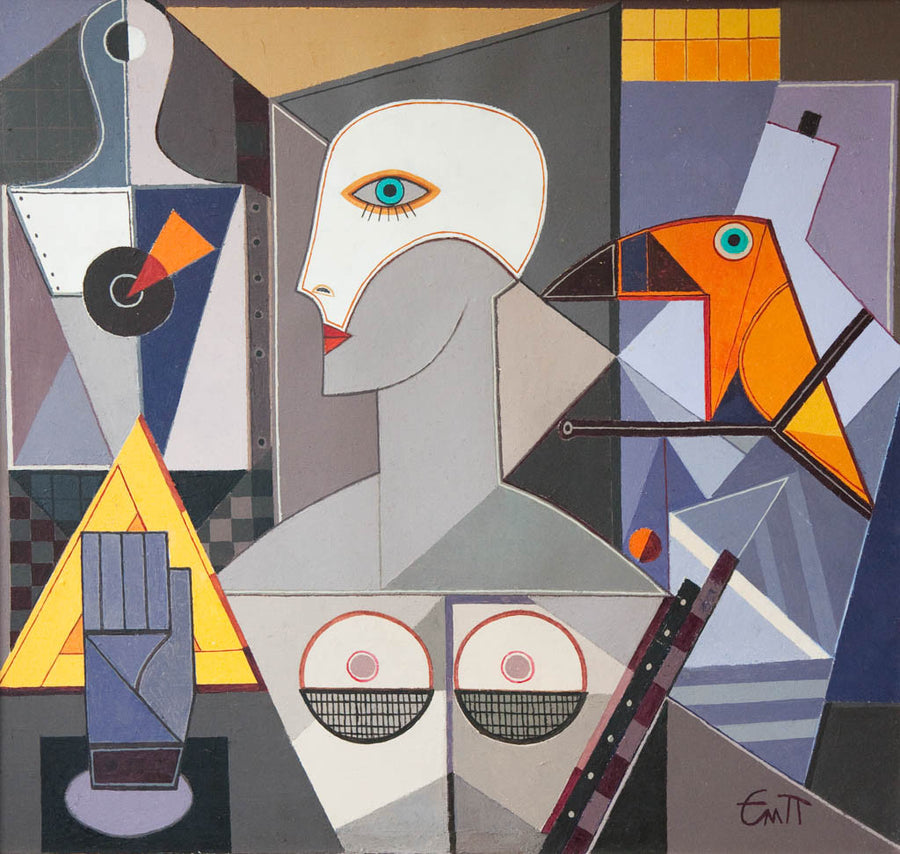 Дама с папагал, Емануил Попгенчев