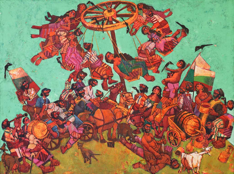 Селски празник, Ганчо Карабаджаков