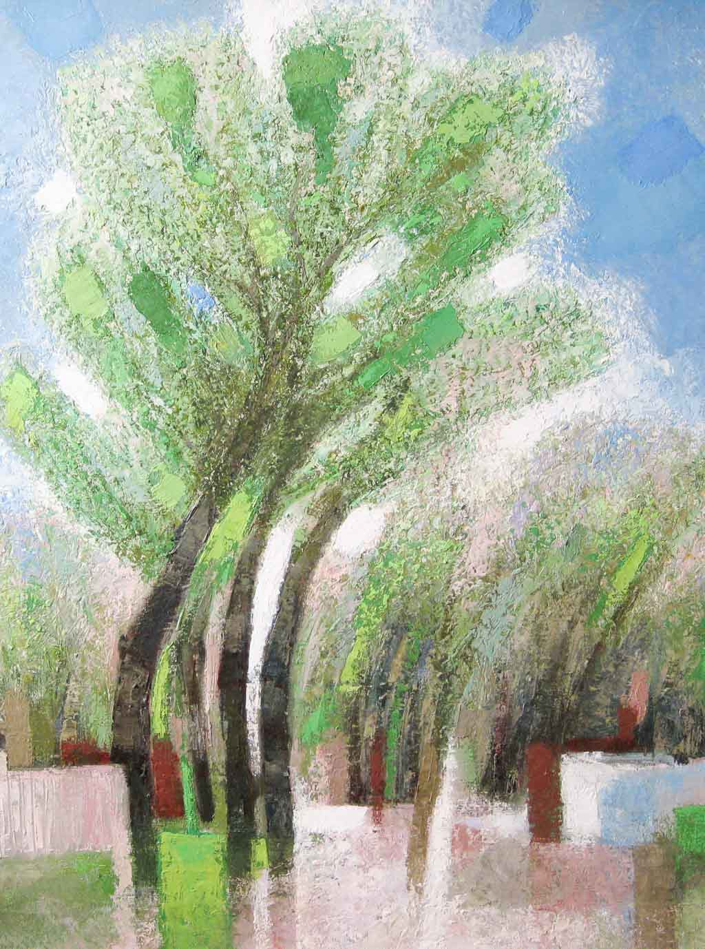 Пролетен пейзаж, Генчо Денчев