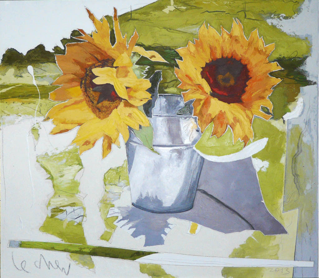 Натюрморт със слънчогледи