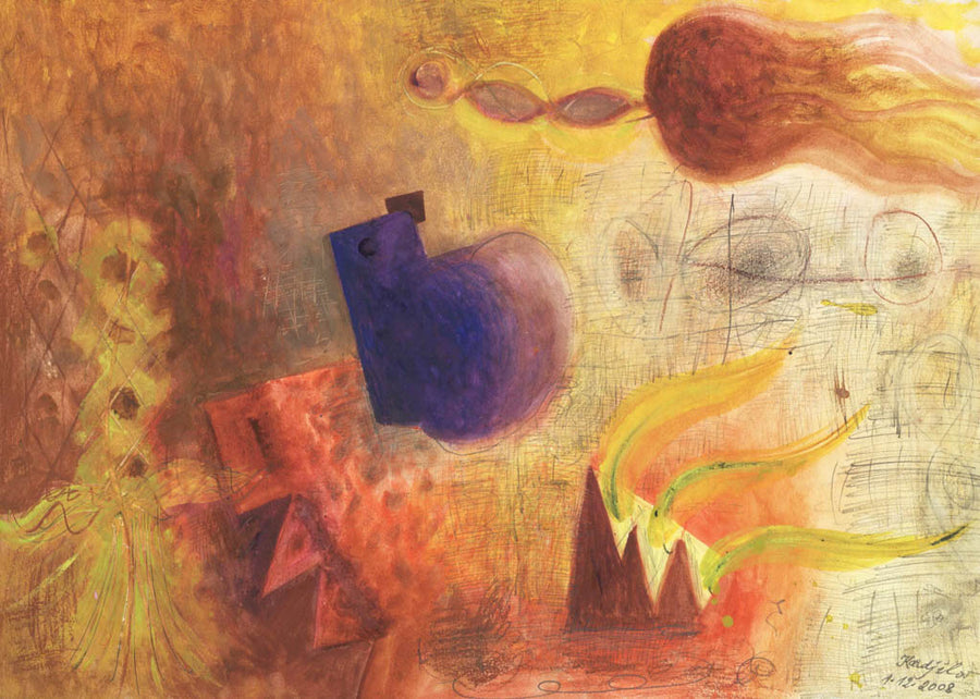 Абстракция в жълто, Христо Кърджилов