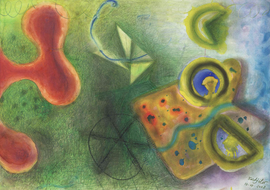 Абстракция в зелено, Христо Кърджилов