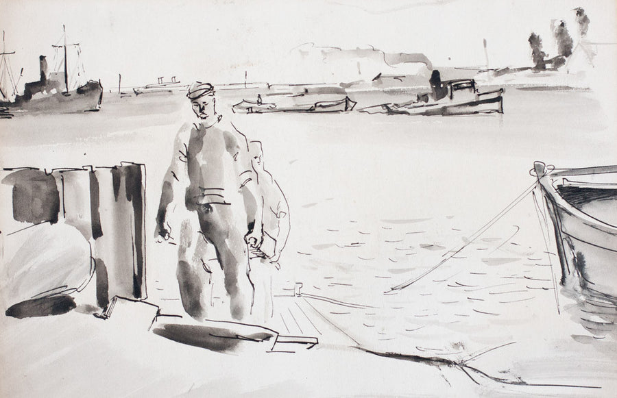 Край пристанището, Илия Петров