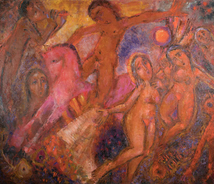 Къпещи се, Иван Жабов