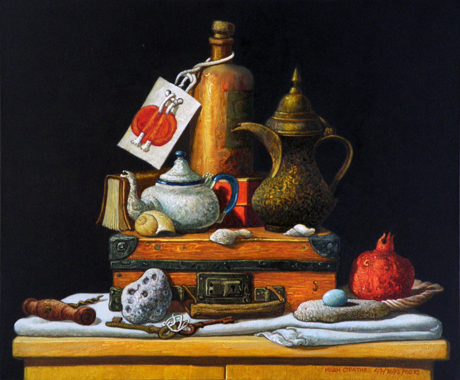 Натюрморт с печат, Иван Стратиев