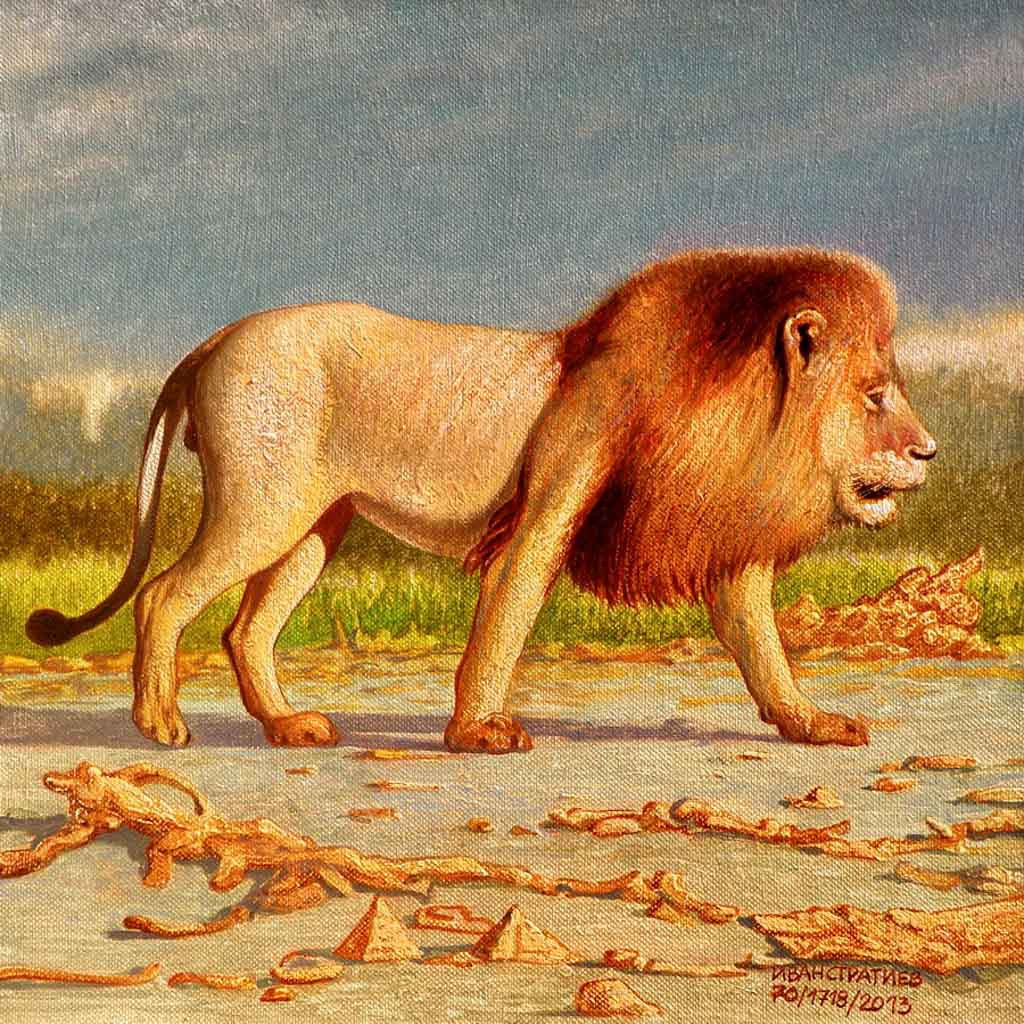 Краят на деня в Африка, Иван Стратиев