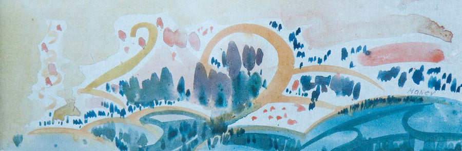 Пейзаж от Тракия, Никола Манев