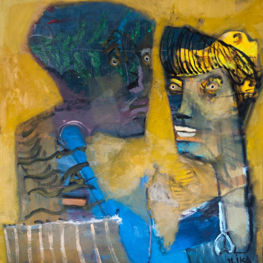 Автопортрет с нея, Николай Димчевски