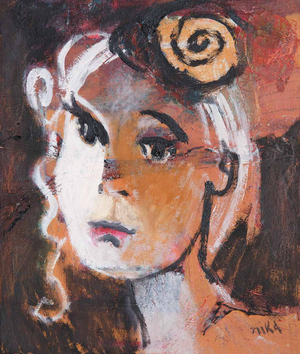 Момиче с роза в косите, Николай Димчевски