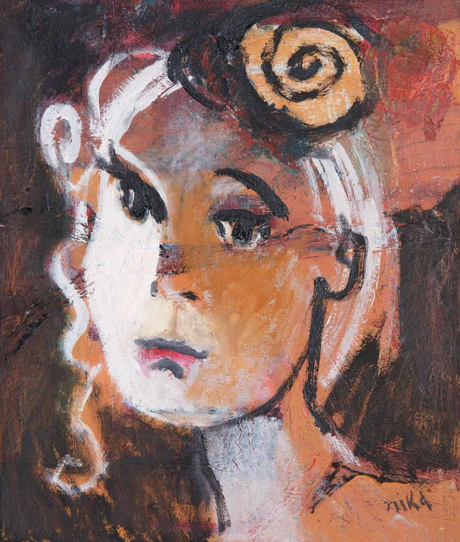 Момиче с роза в косите, Николай Димчевски