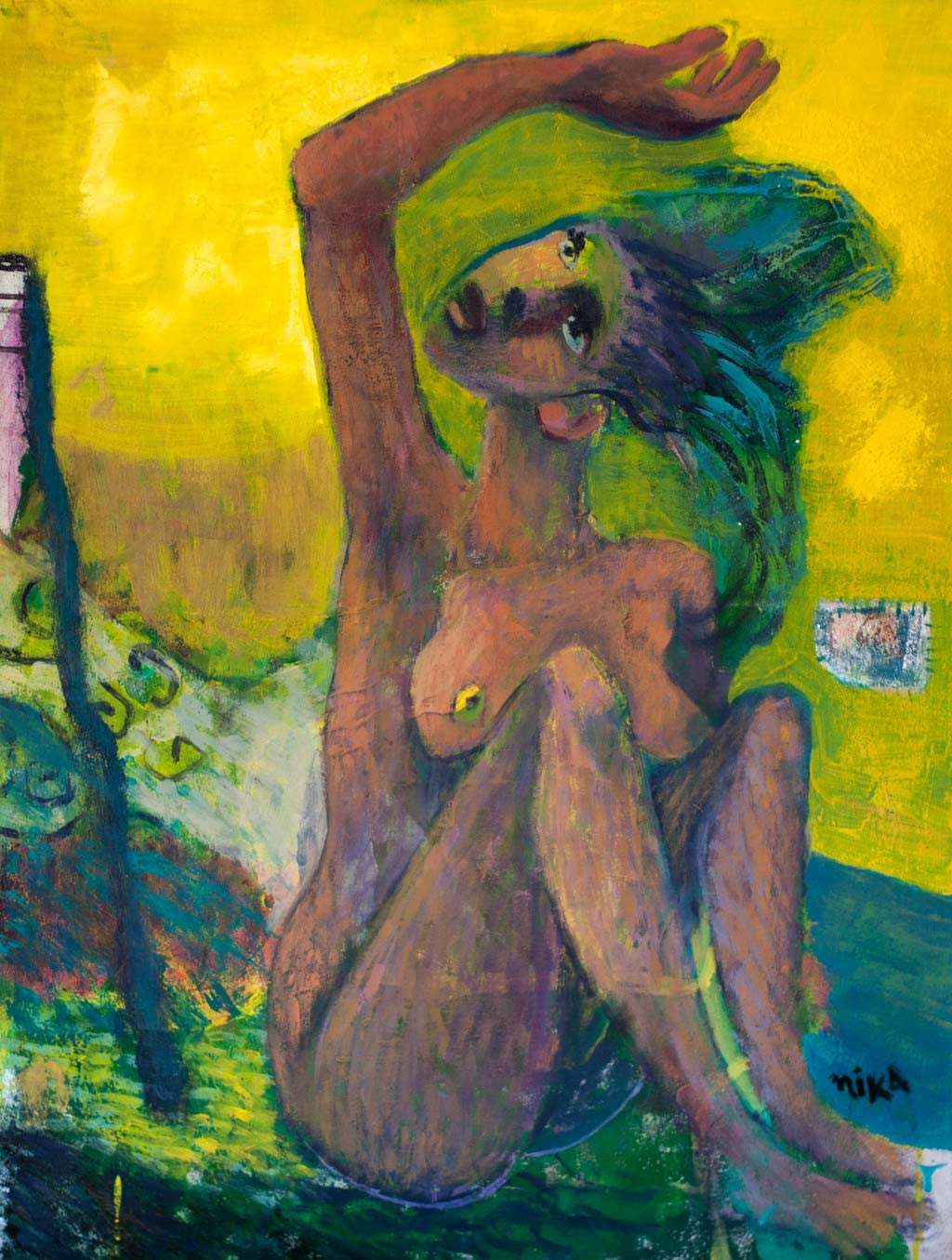 Момиче на плажа, Николай Димчевски