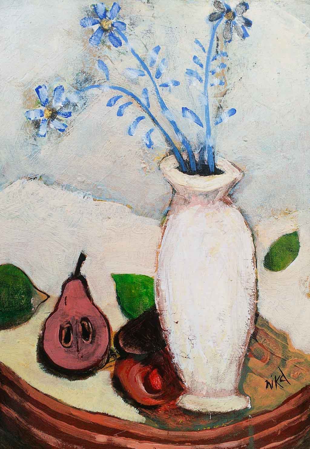 Натюрморт в бяло, Николай Димчевски