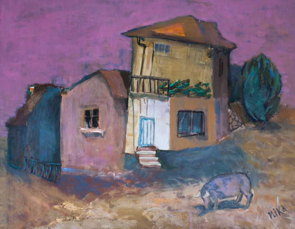 Пейзаж в розово, Николай Димчевски