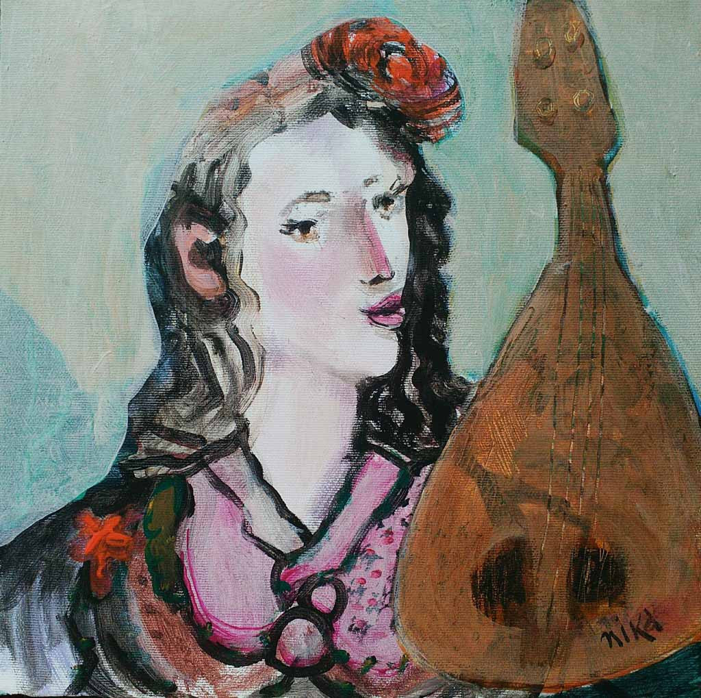 Момиче с гъдулка, Николай Димчевски