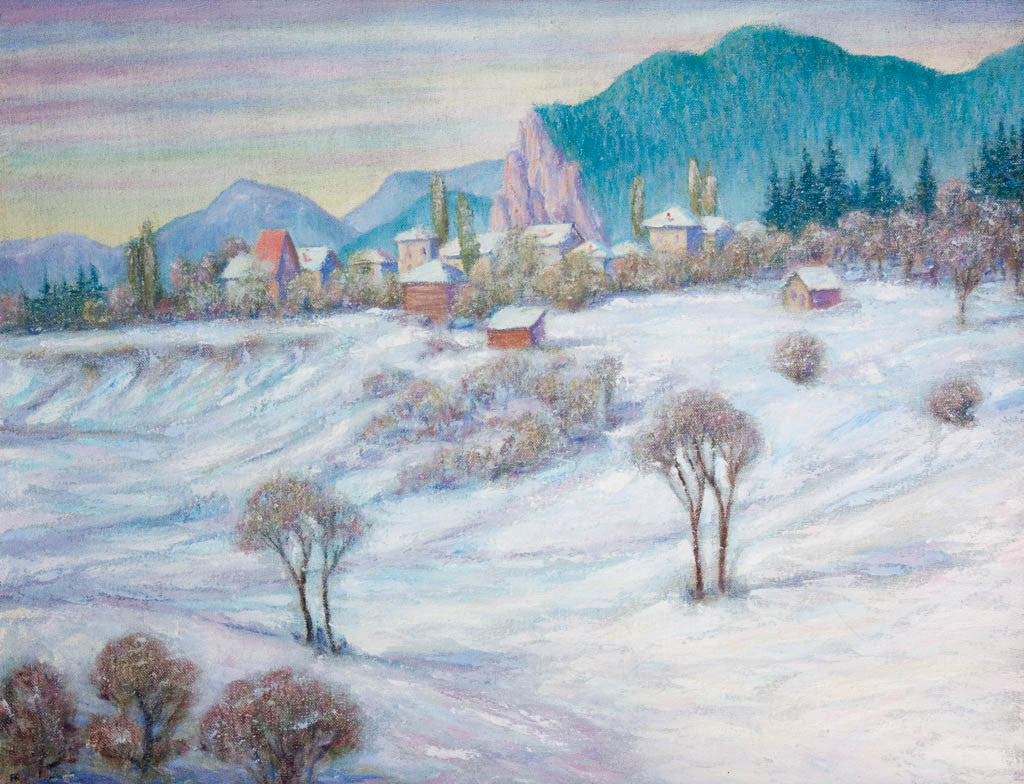 Зима край Езерово, Петър Ръсовски