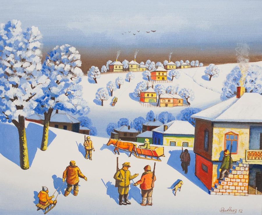 Среща на ловната дружинка, Ради Неделчев