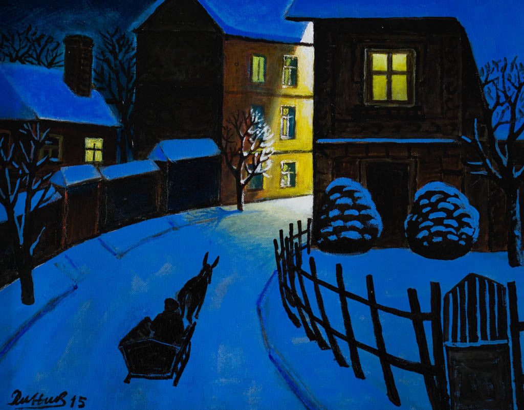 Зимна вечер, Ради Неделчев