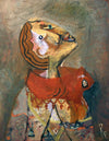 Жена с червен шал, Росен Марковски