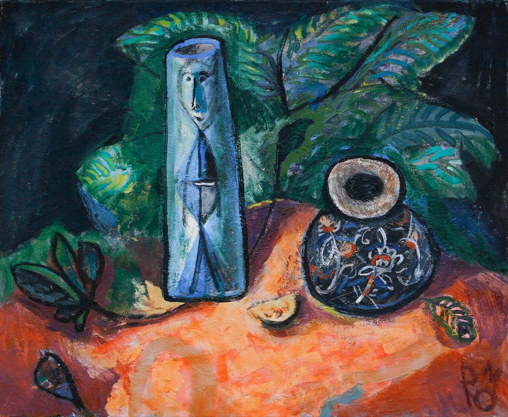 Натюрморт с ваза, Росен Марковски