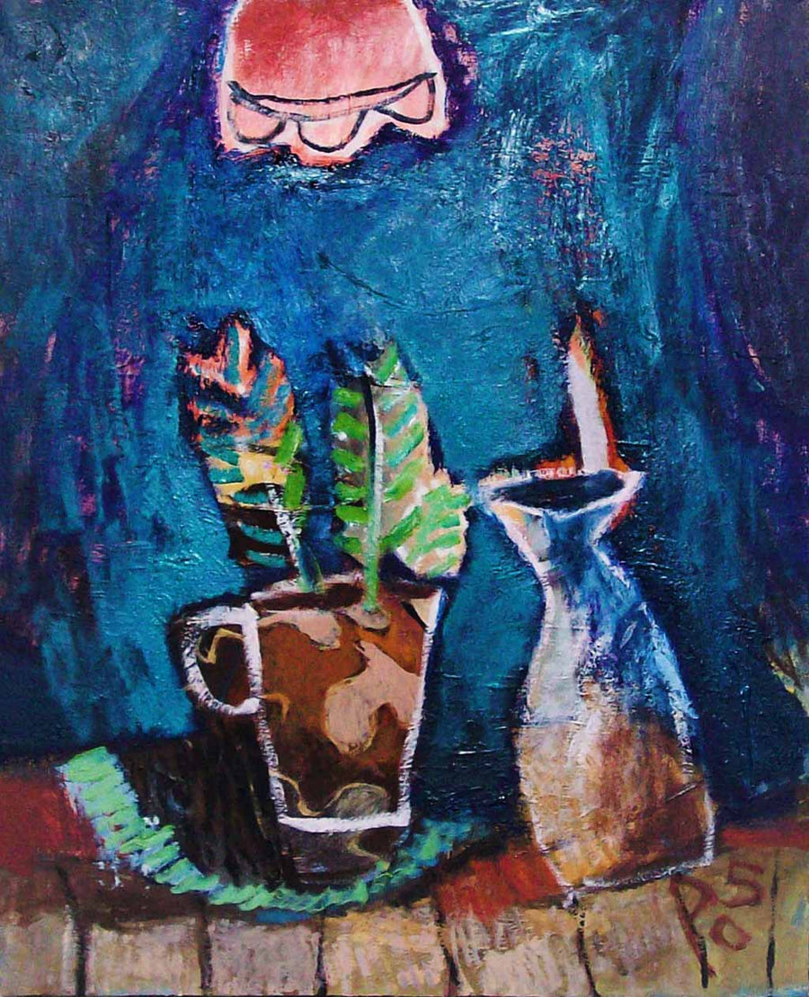 Интериор в синьо, Росен Марковски