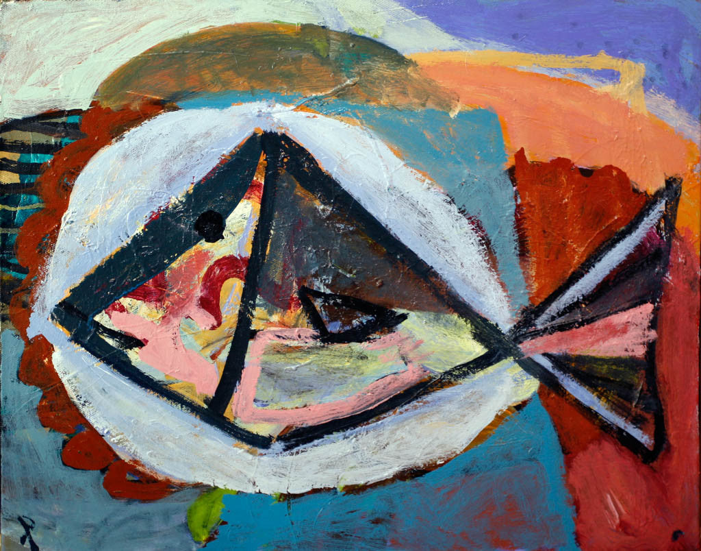 Натюрморт с риба, Росен Марковски