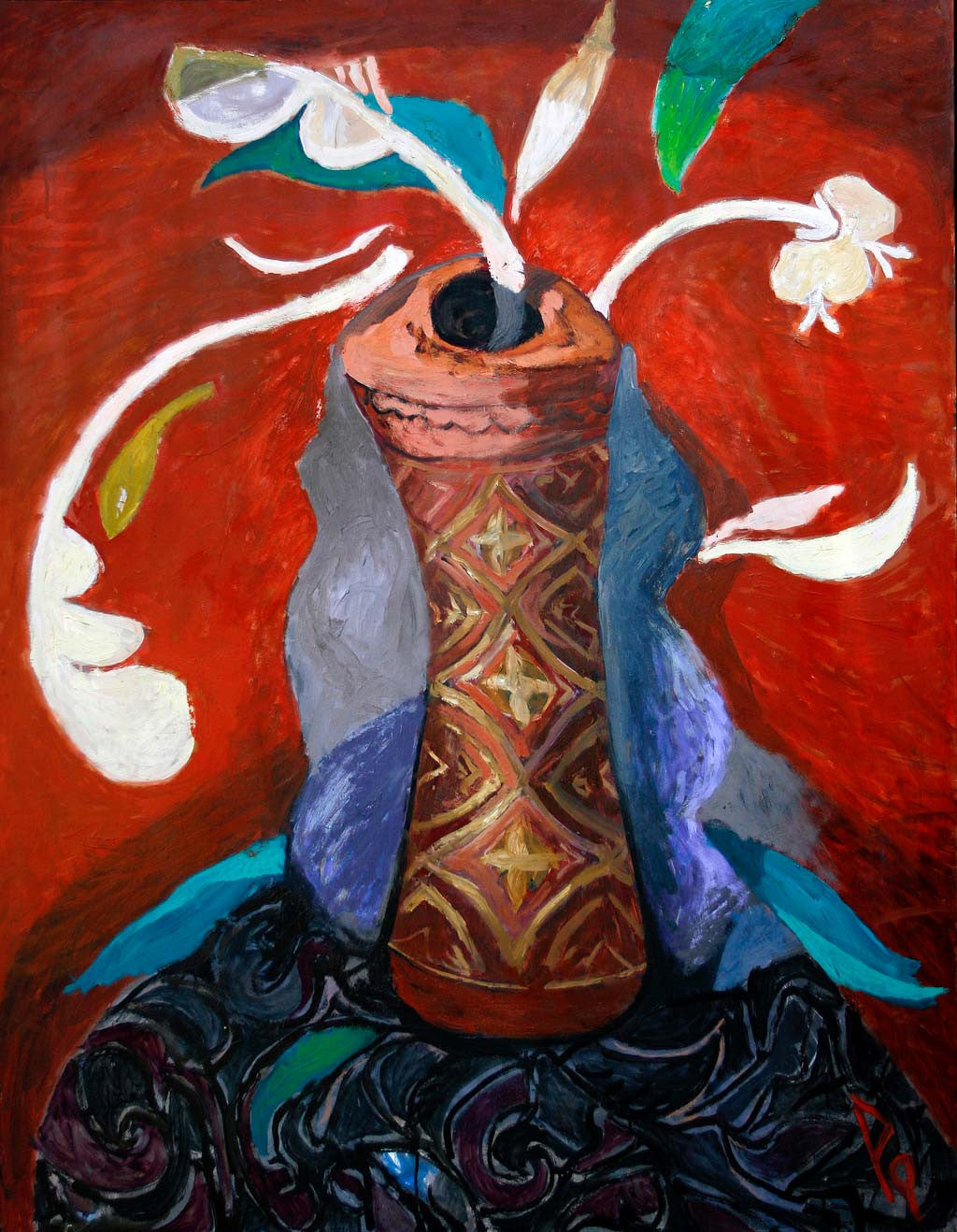 Цветя в червено