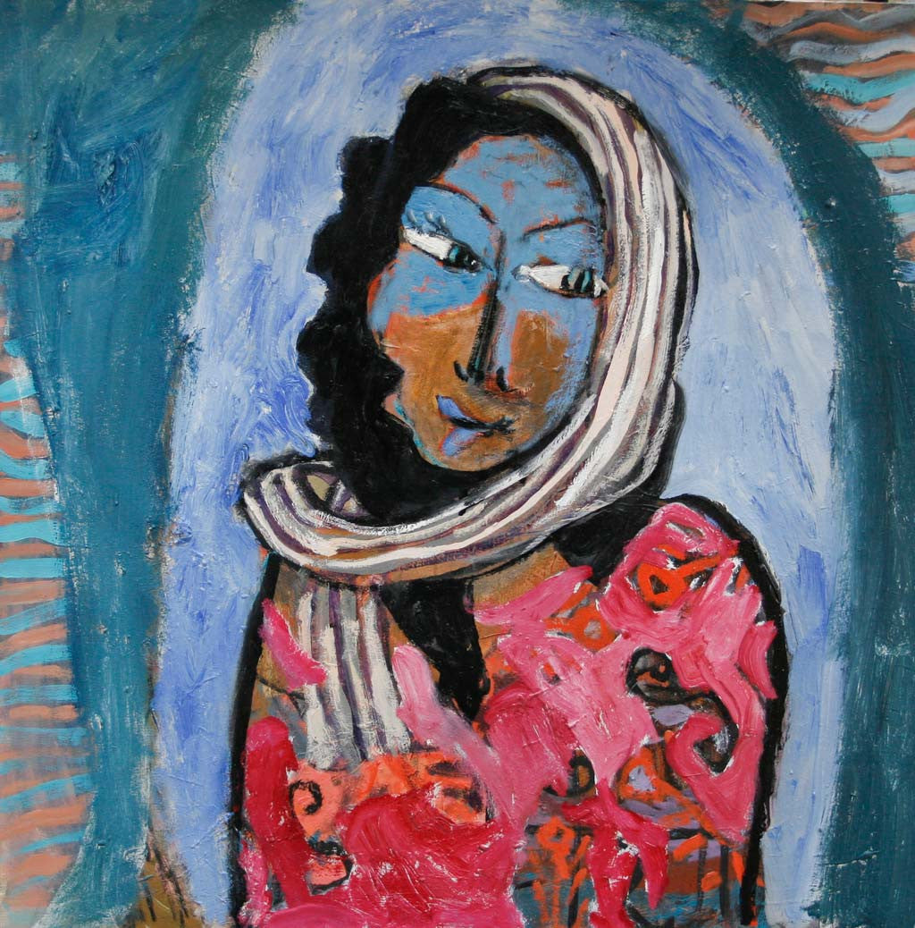 Жена с шал, Росен Марковски