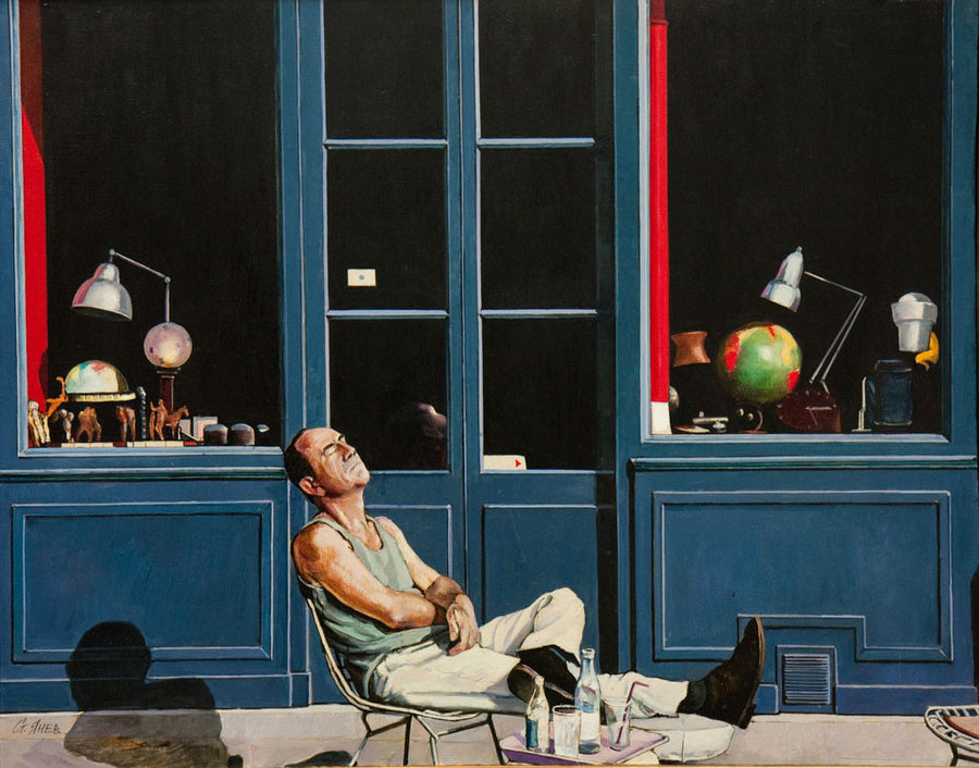 Почивката на антикваря, Стефан Янев