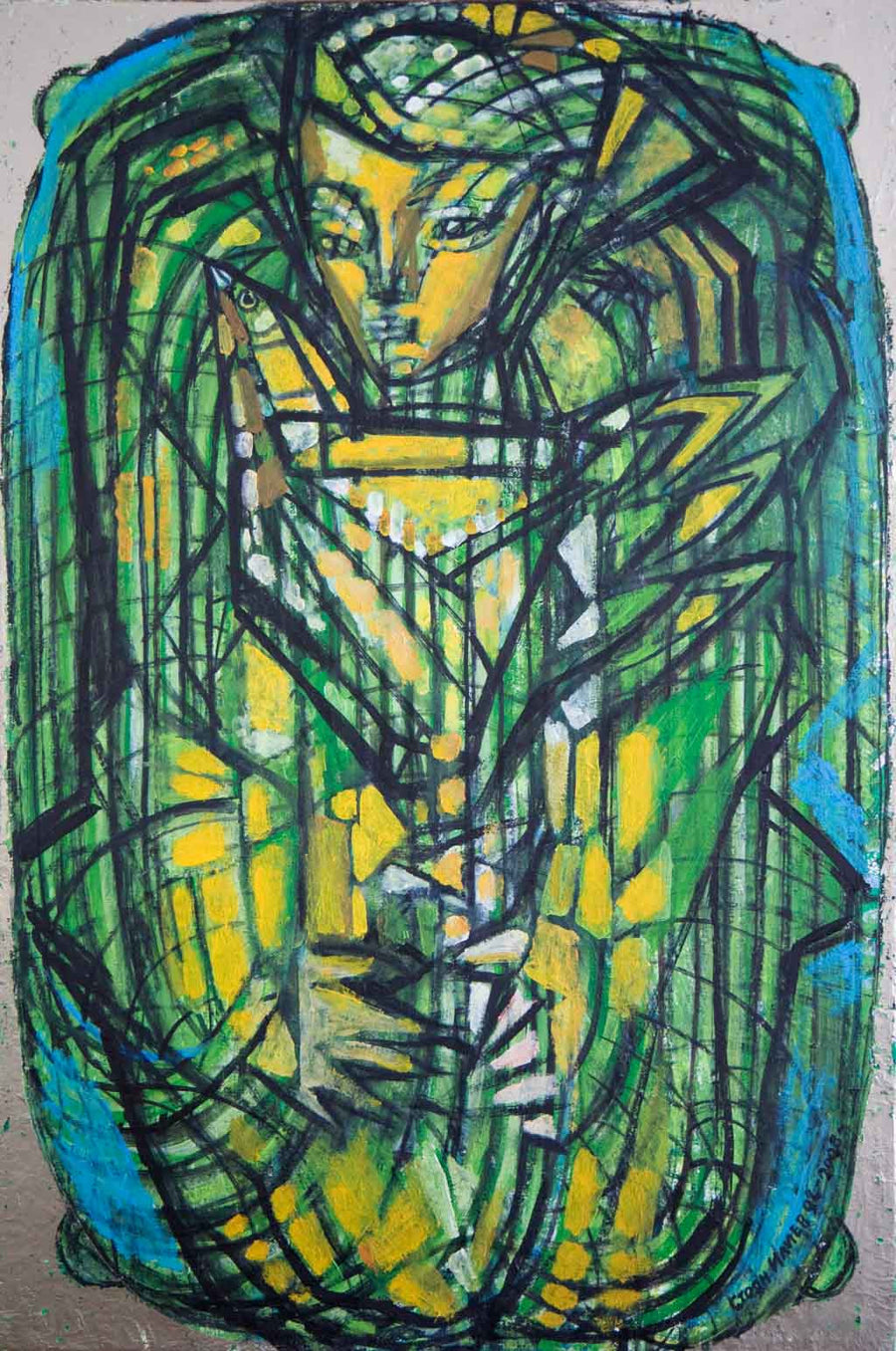 Момиче с птица, Стоян Илиев