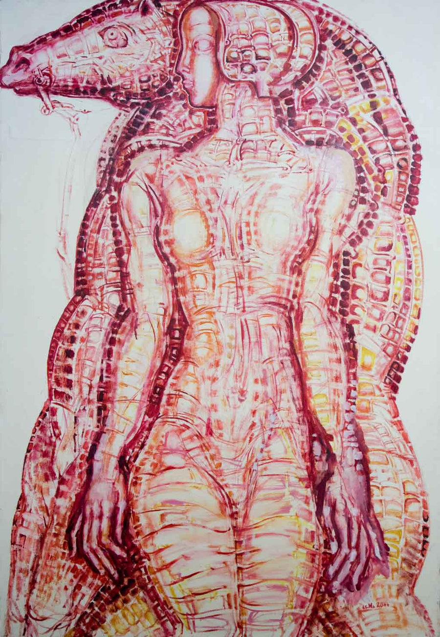 Жена с конче, Стоян Илиев