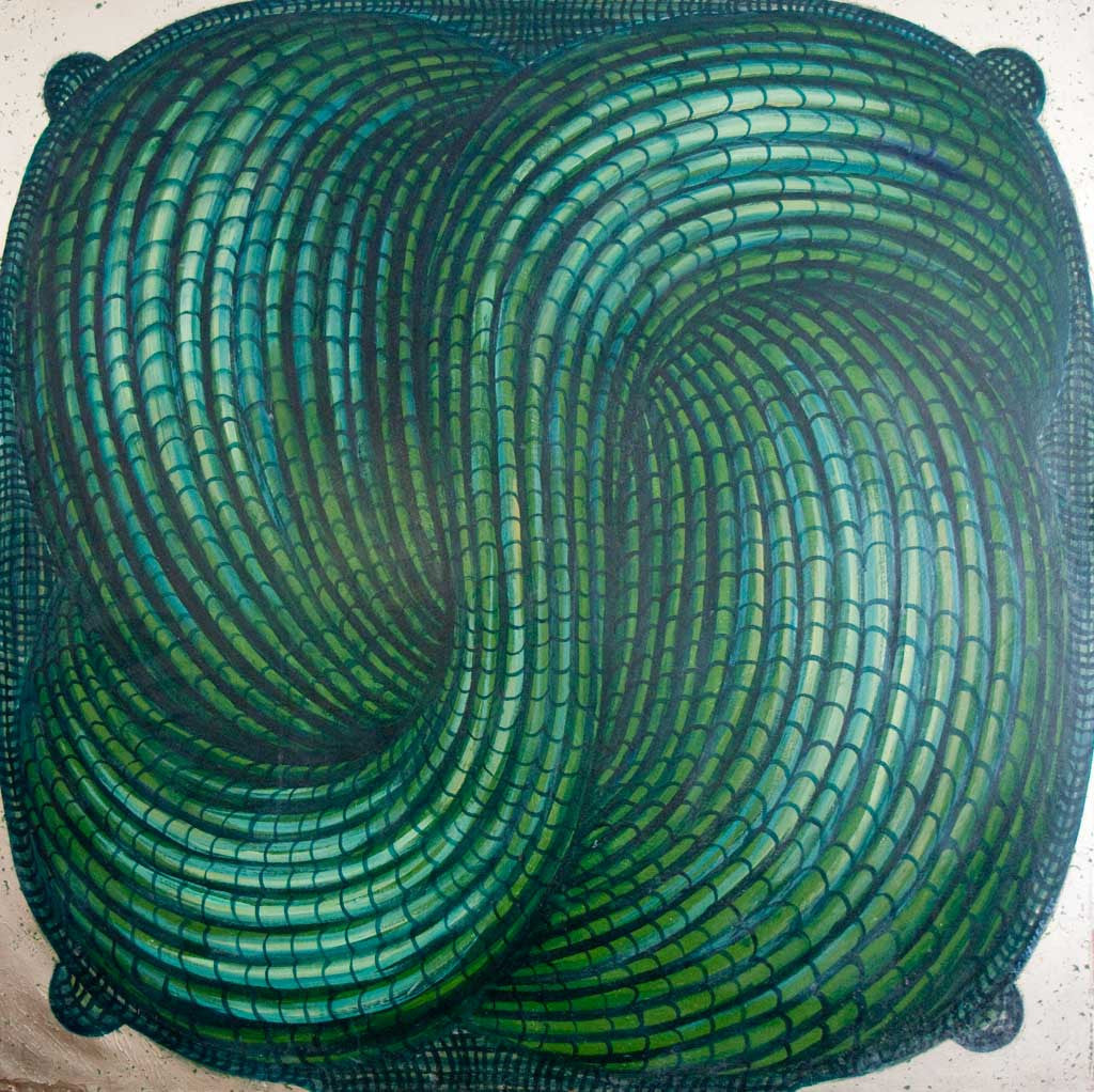 Овал в зелено, Стоян Илиев