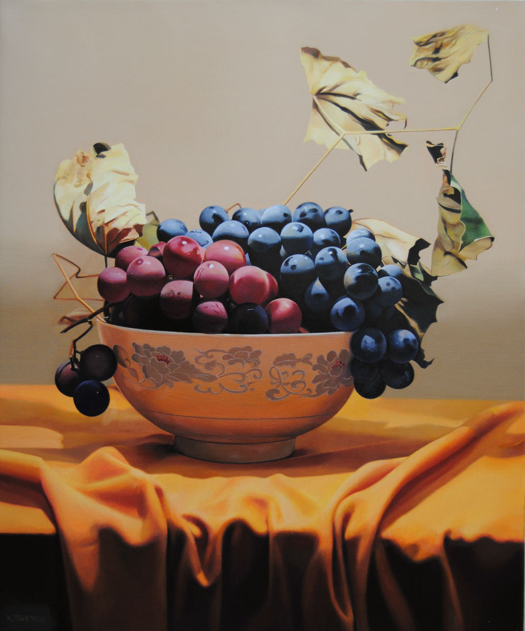 Натюрморт с грозде, Валери Цветков