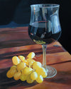 Натюрморт с чаша вино, Валери Цветков