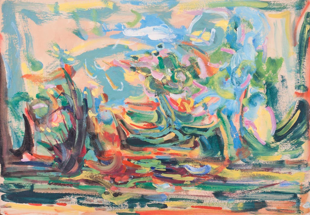 Абстрактен пейзаж, Васил Иванов