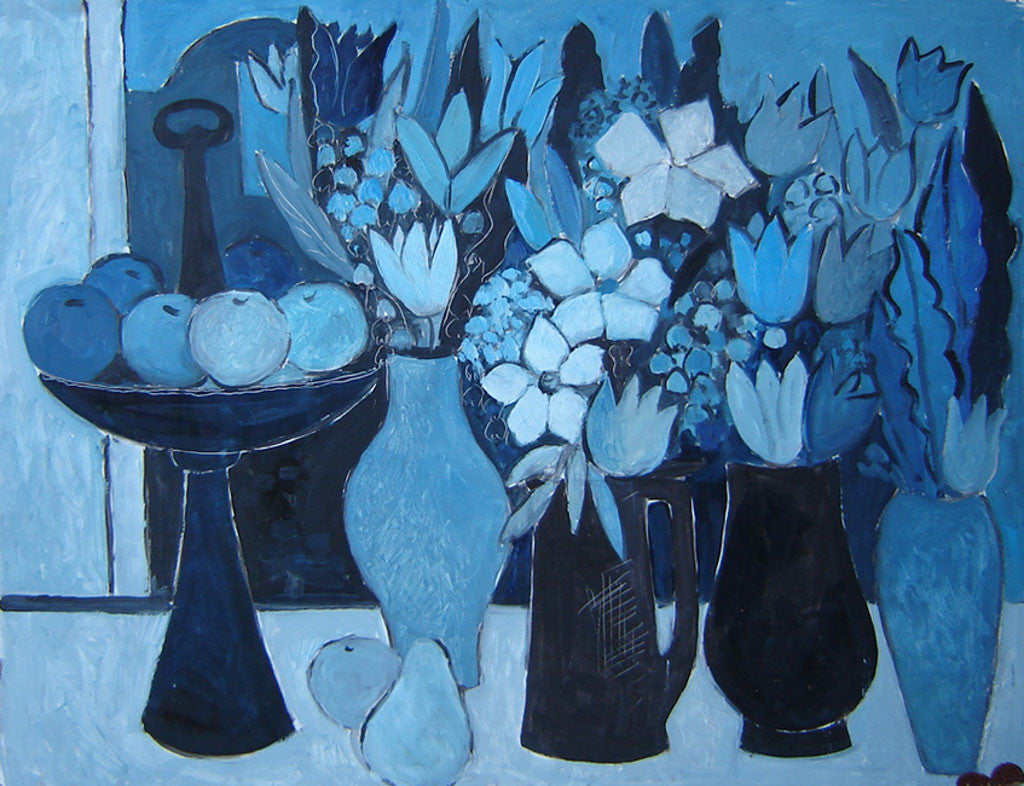 Натюрморт в синьо