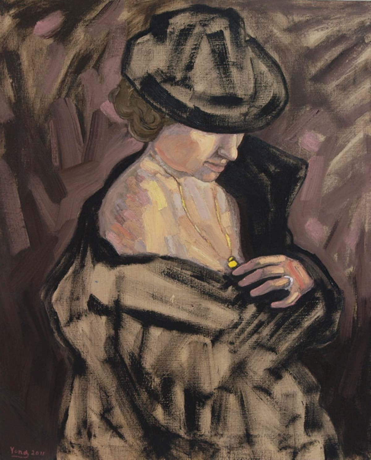 Жена с висулка, Йона Тукусер