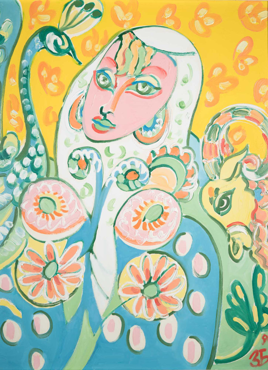 Момиче с паун, Здравко Батембергски