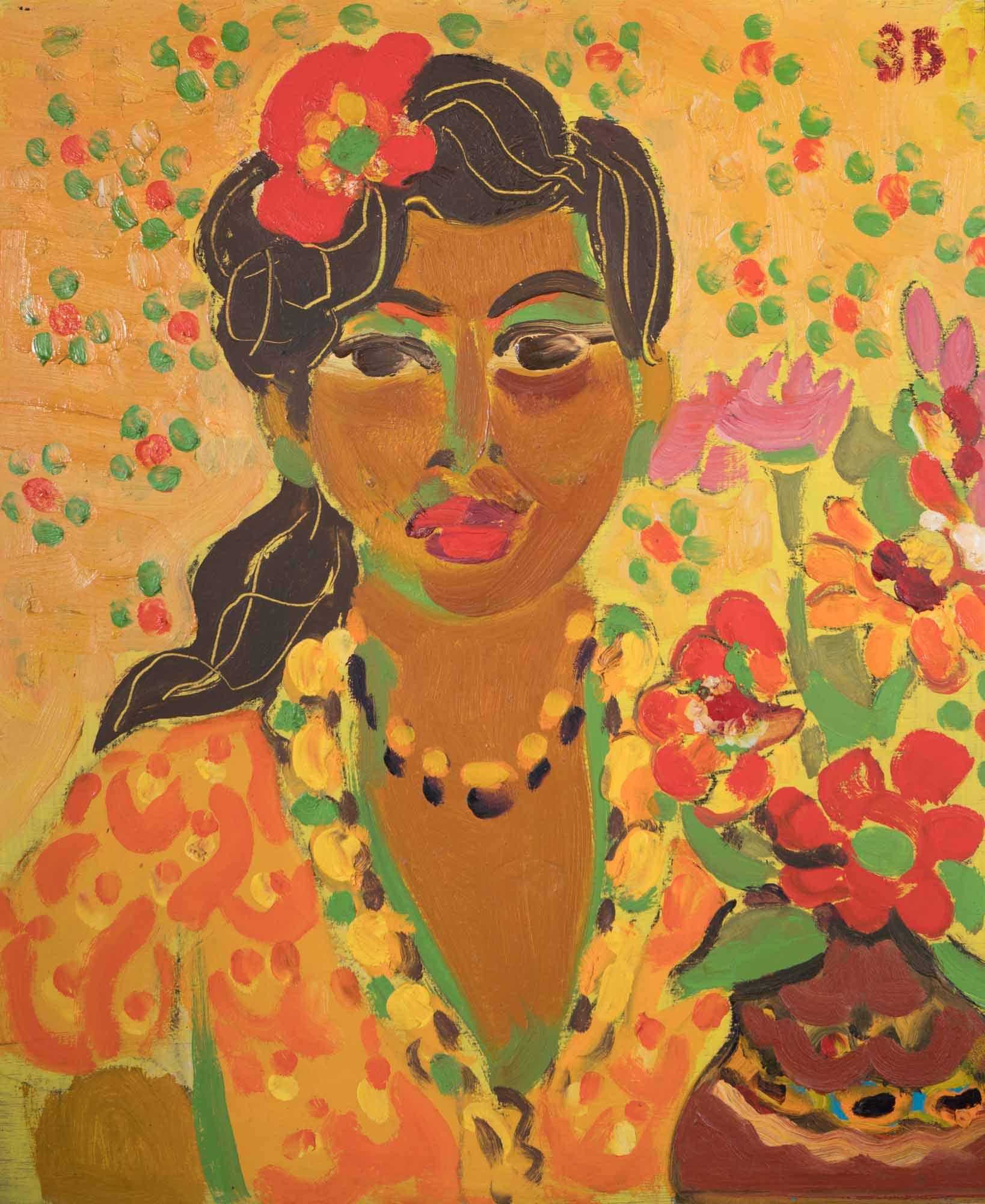 Циганка с цвете, Здравко Батембергски