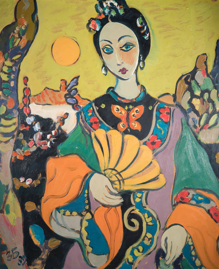 Девойка с японски костюм, Здравко Батембергски