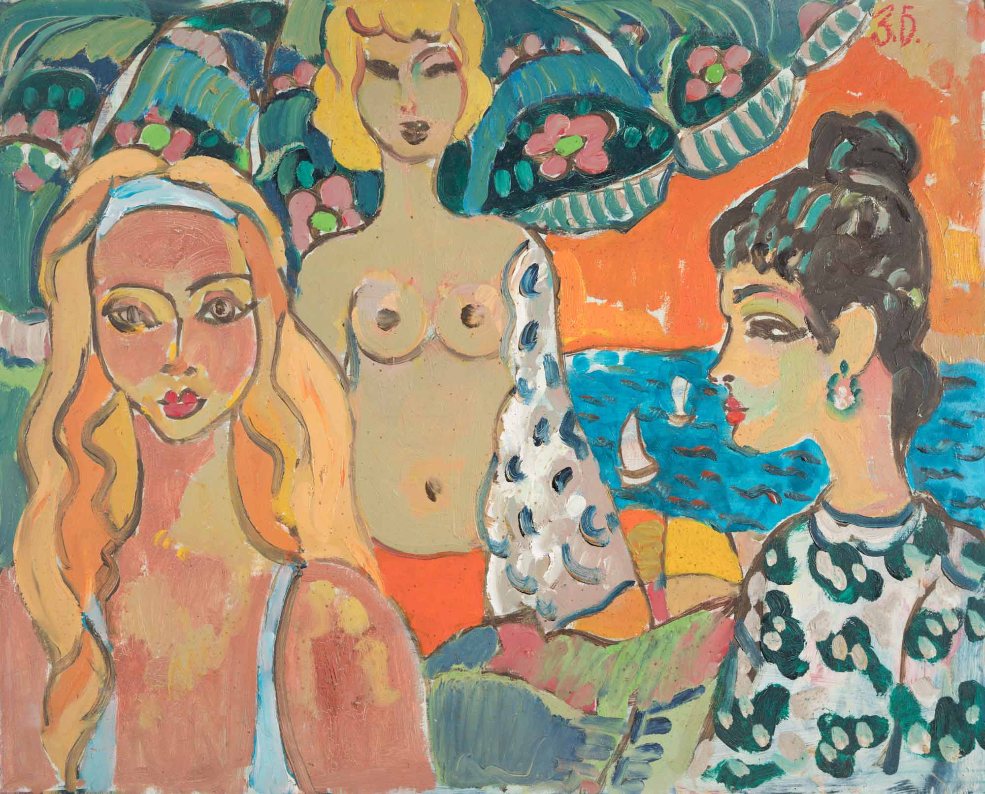 Момичета на плажа, Здравко Батембергски