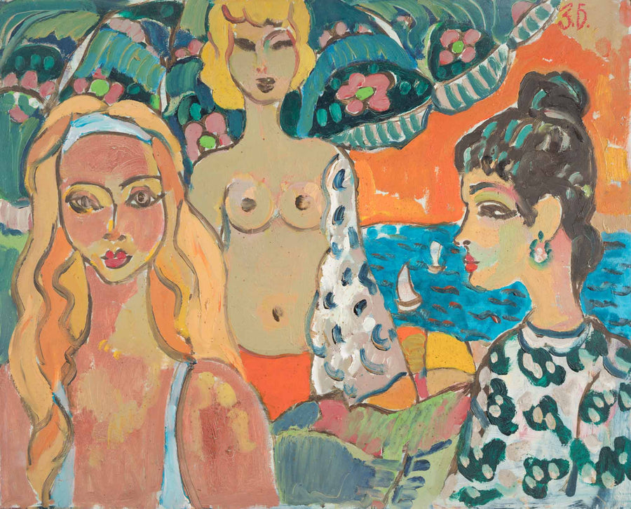 Момичета на плажа, Здравко Батембергски