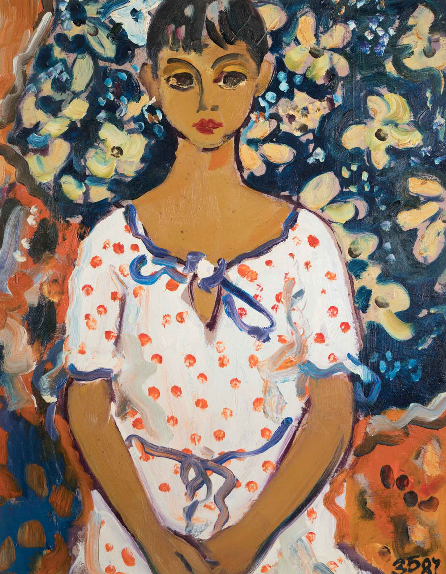 Момиче с цвете, Здравко Батембергски