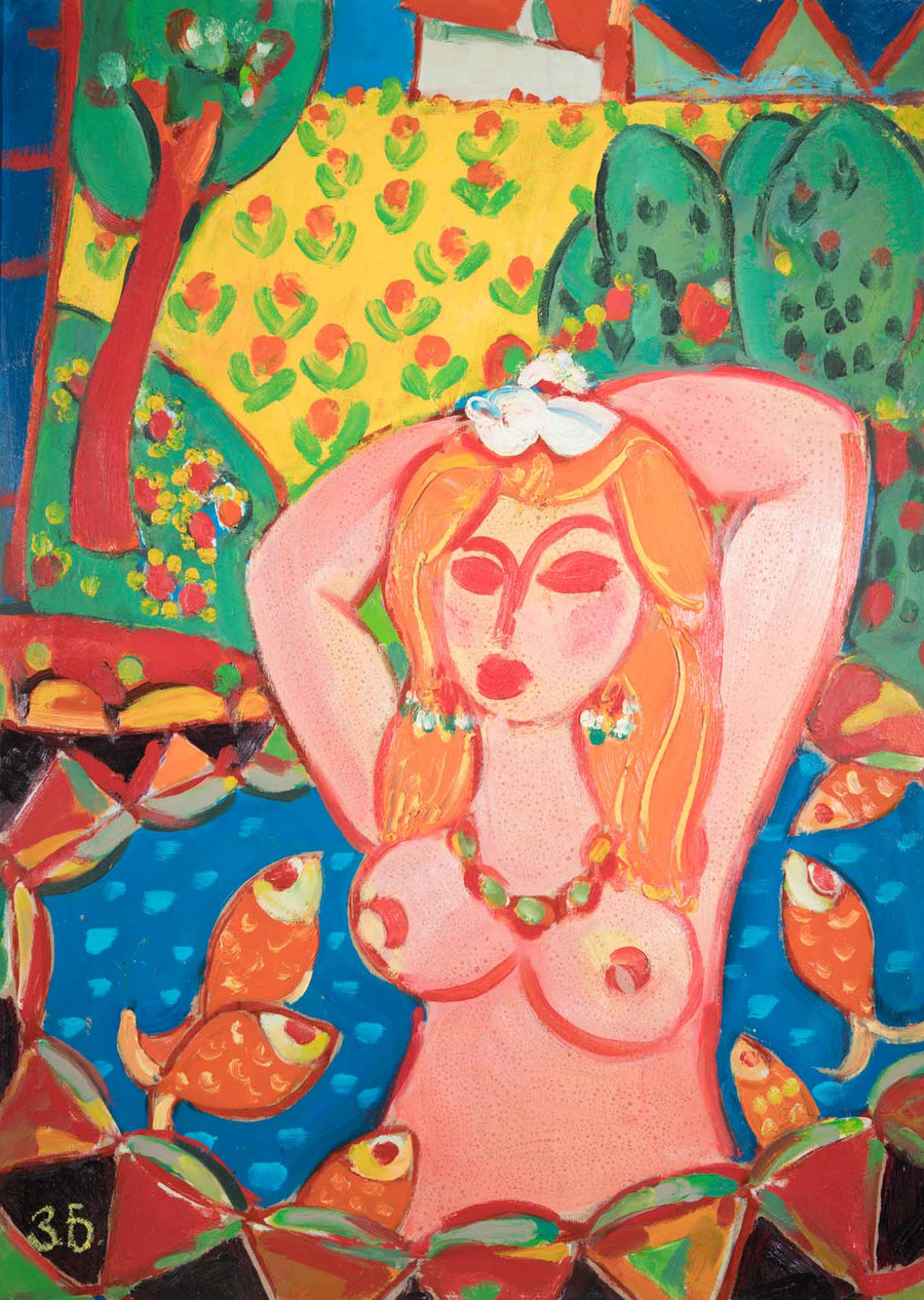 Къпещо се момиче, Здравко Батембергски